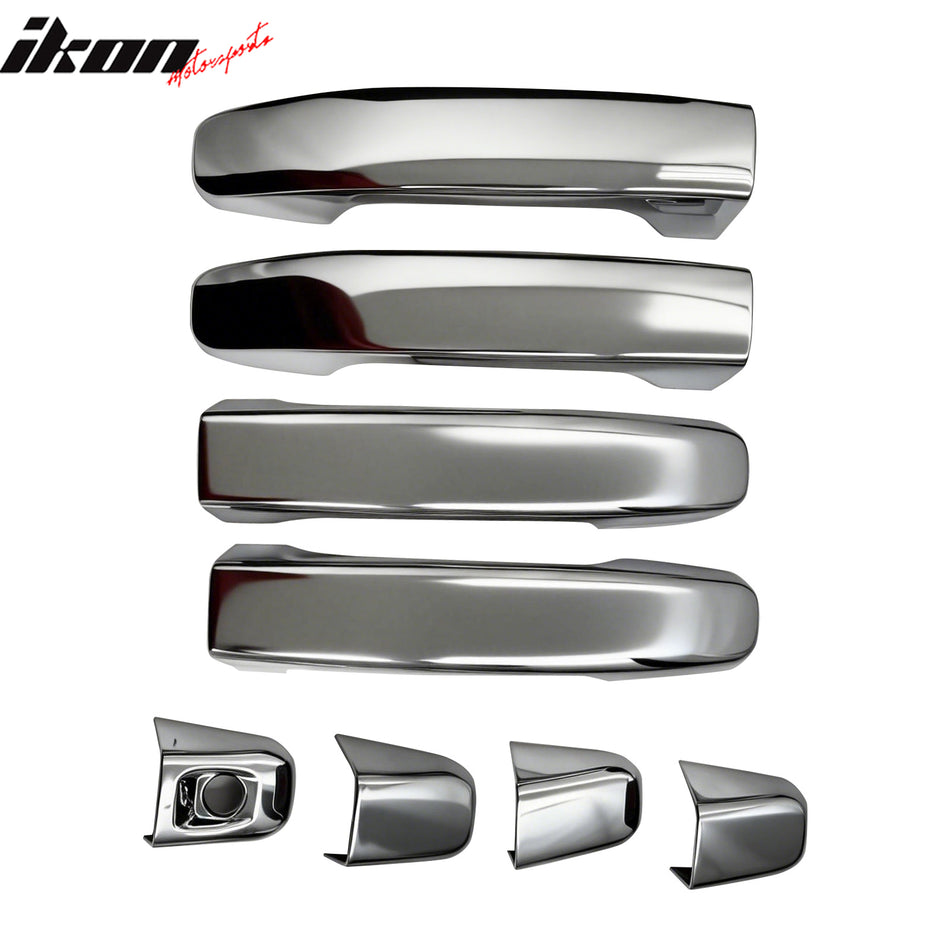 2015-2022 Chevy Colorado& GMC Canyon Chrome Door Handle Cover Trim w/ 1-Keyhole