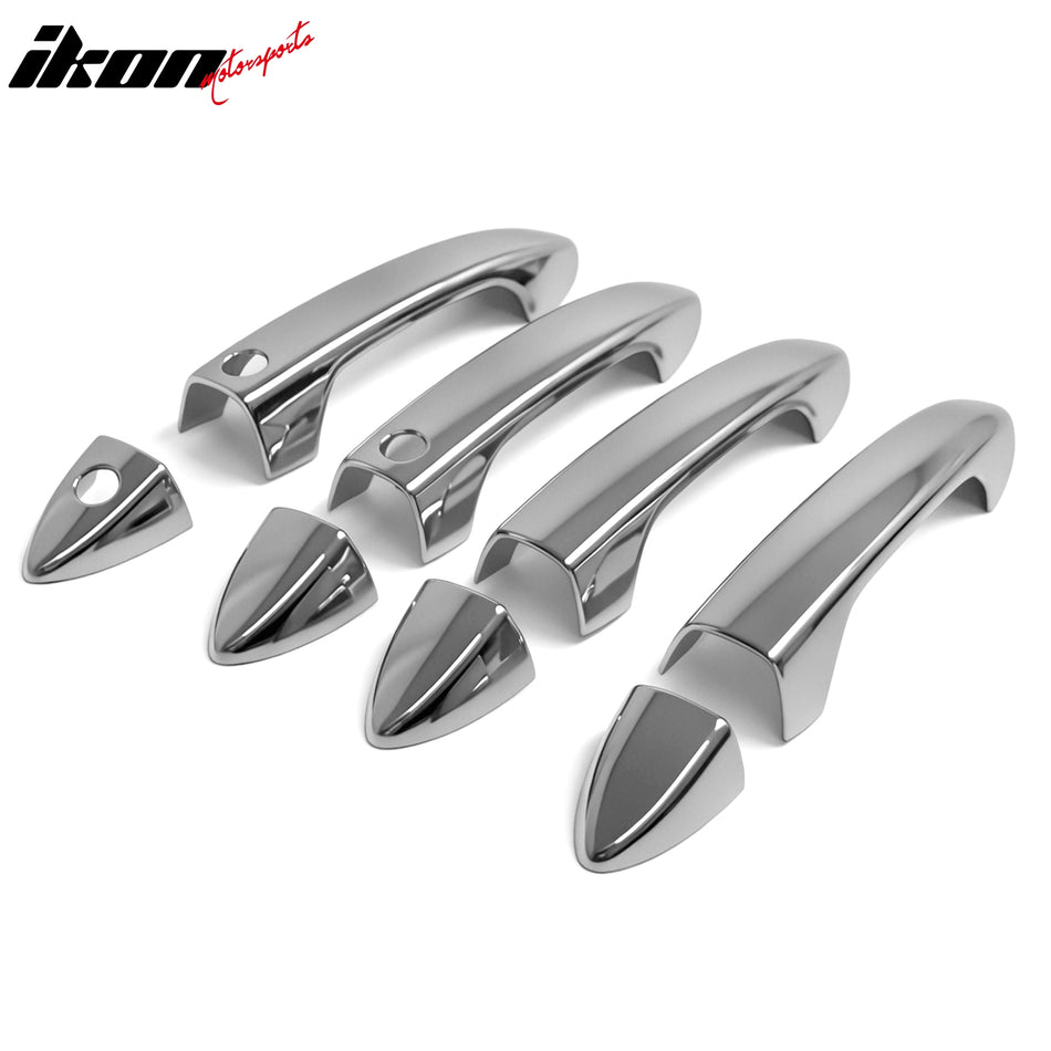 For 2016-2022 Honda Pilot Door Handle Covers 1 Key Hole 2 Smart Key Cut-Out
