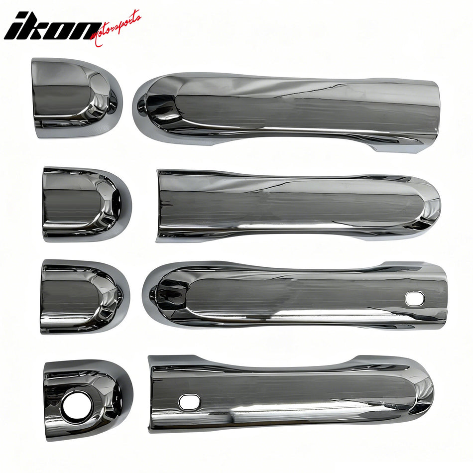 2015-2022 Jeep Renegade Chrome Door Handle Cover 1 Keyhole 2 Smart Key Cut-Out