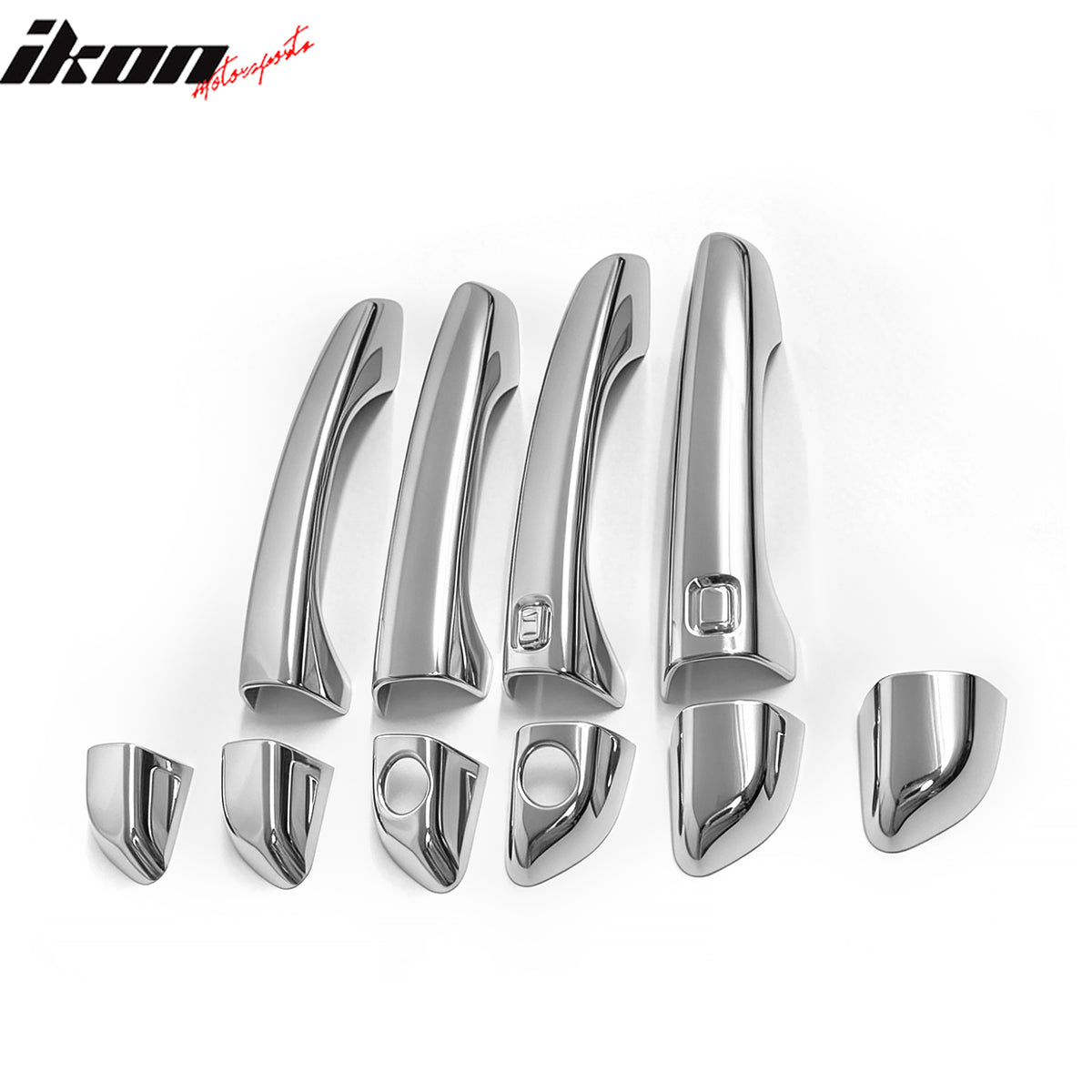Fits 17-20 Hyundai Elantra Door Handle Covers w/ Right Key & Smart Key Holes