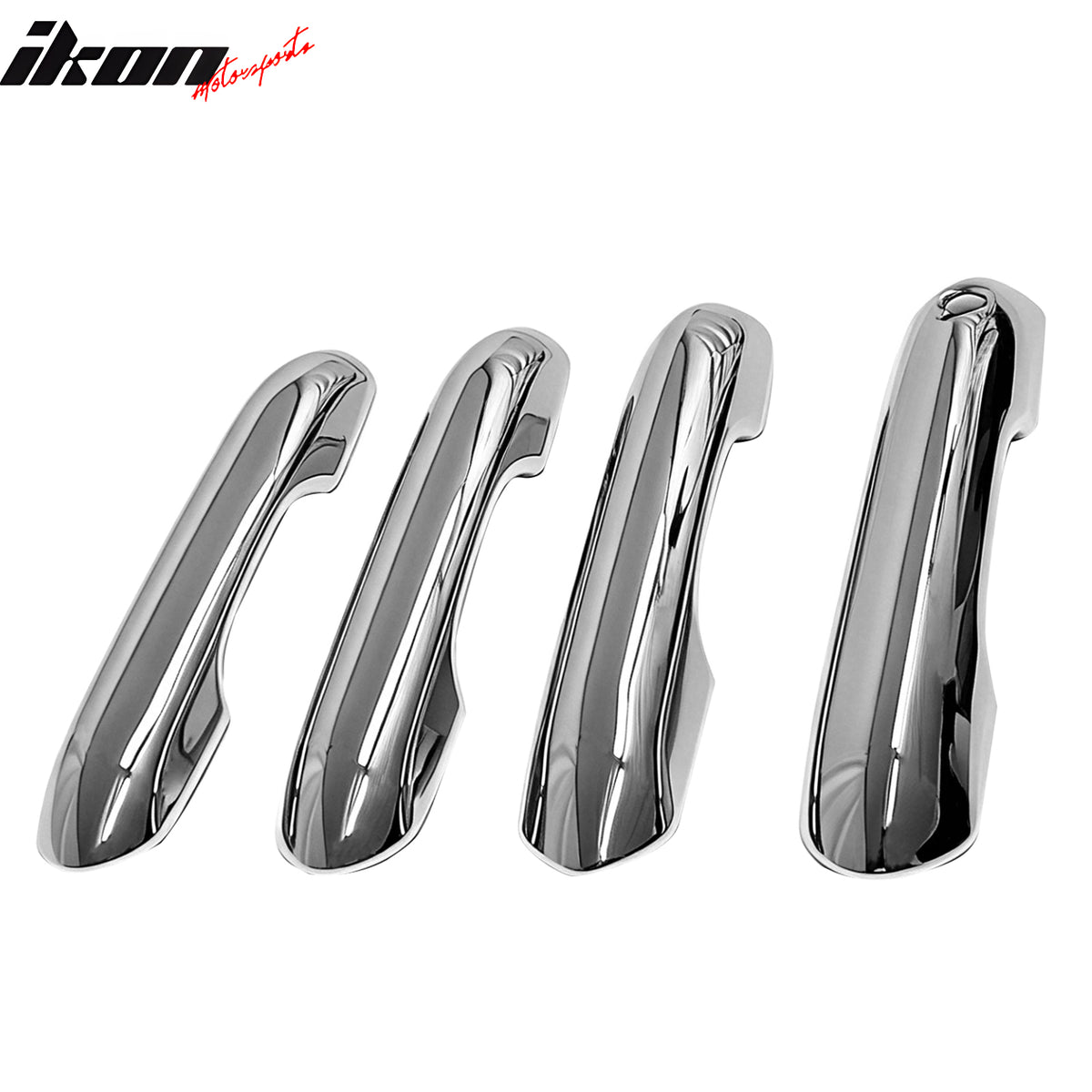 For 2020-2022 Ford Explorer Door Handle Cover Chrome ABS with 1 Key Hole