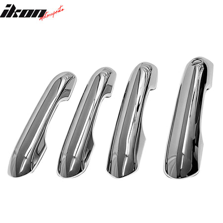 For 2020-2022 Ford Explorer Door Handle Cover Chrome ABS with 1 Key Hole