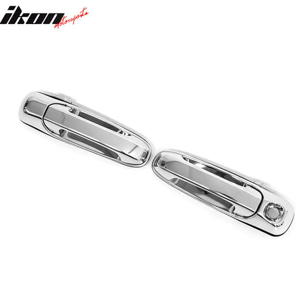 For 02-08 Dodge Ram 1500 2500 3500 05-11 Dakota Door Handle Covers w/ 1 Key Hole
