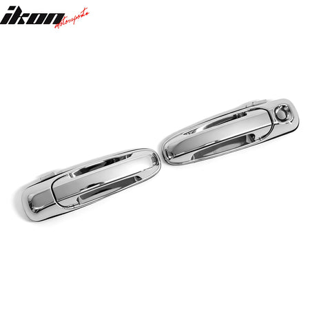 For 02-08 Dodge Ram 1500 2500 3500 05-11 Dakota Door Handle Covers w/ 1 Key Hole