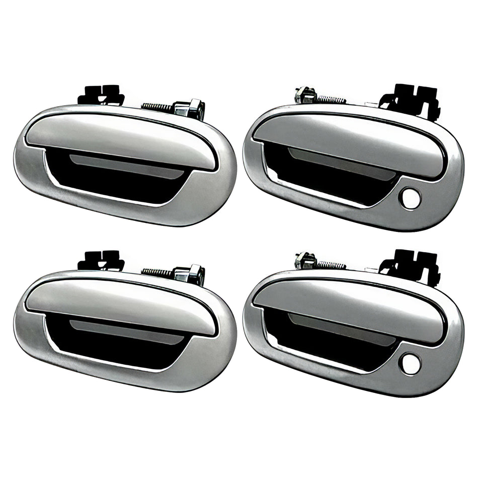 1997-2003 Ford F-150 2PCS Chrome Door Handle Cover W/1-Keyhole ABS