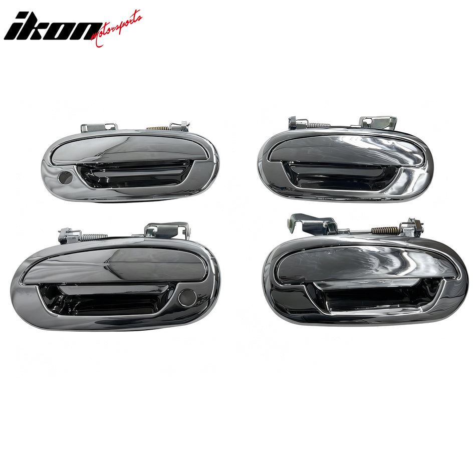 1997-2003 Ford F-150 1997-2002 Expedition Chrome Door Handle Cover ABS w/ 2 Keyholes