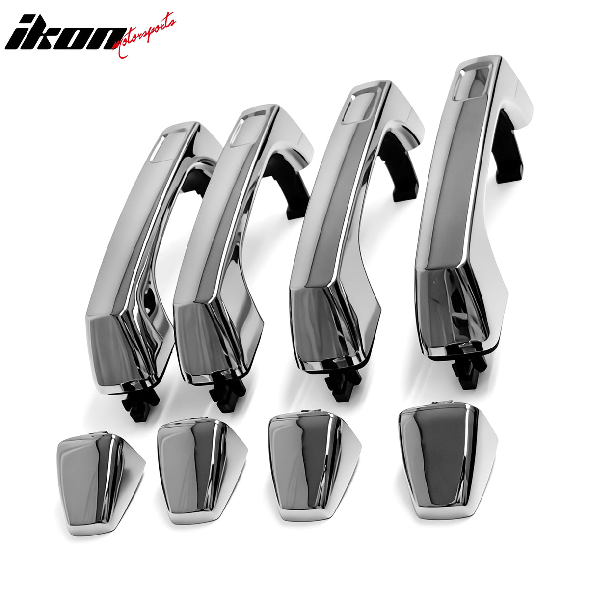 For 2005-2009 Hummer H3 Side Door Handle Covers Cap 4PCS Chrome ABS