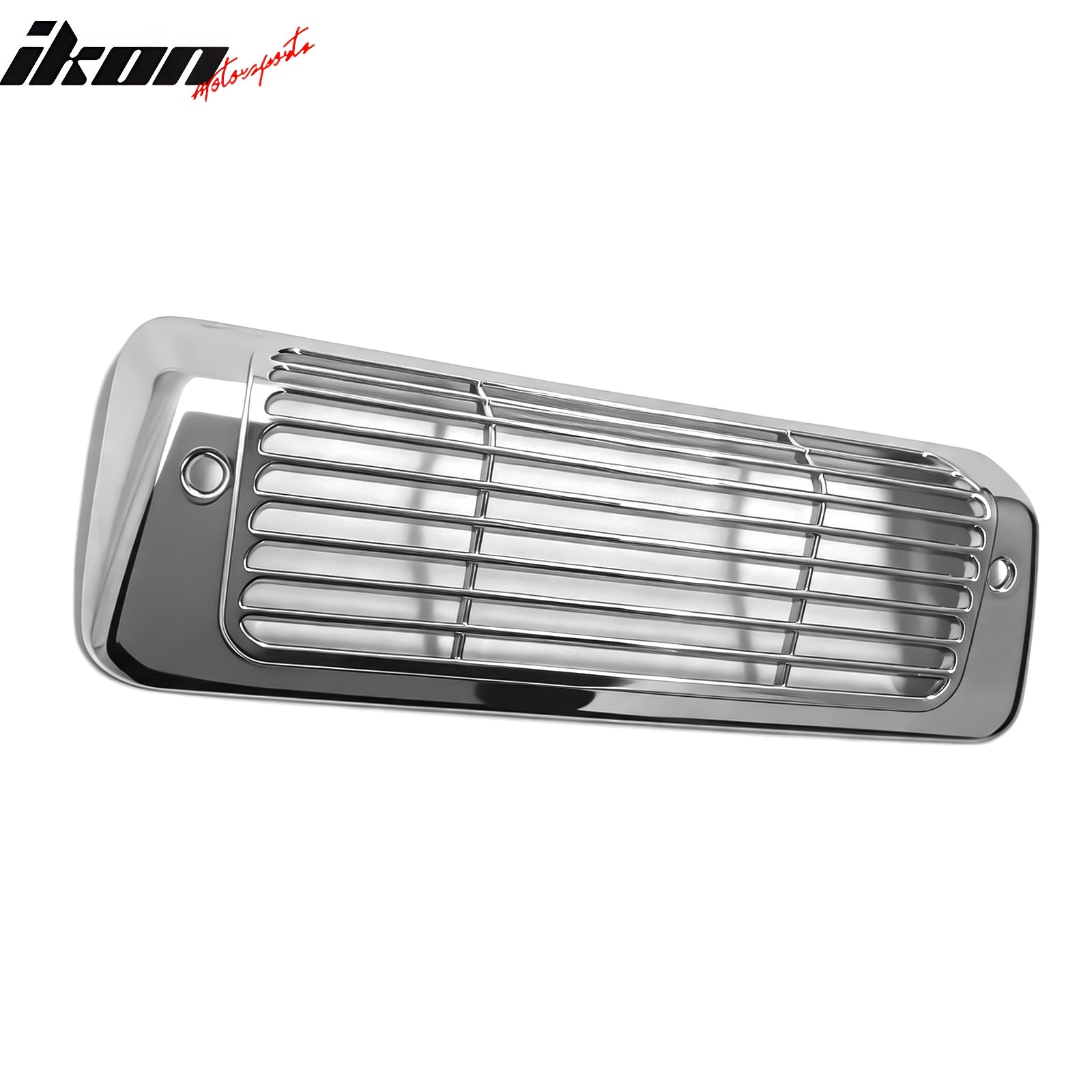 IKON MOTORSPORTS Rear 3rd Brake Light Cover, Compatible with 2004-2008 Ford F-150 F150, Chrome High Mount Roof LED Third Brake Lamp Trim Assembly Replacement