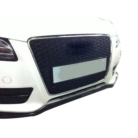 Fits 14-16 Audi A5 Quattro P Style Front Bumper Lip Spoiler - Matte Carbon Fiber