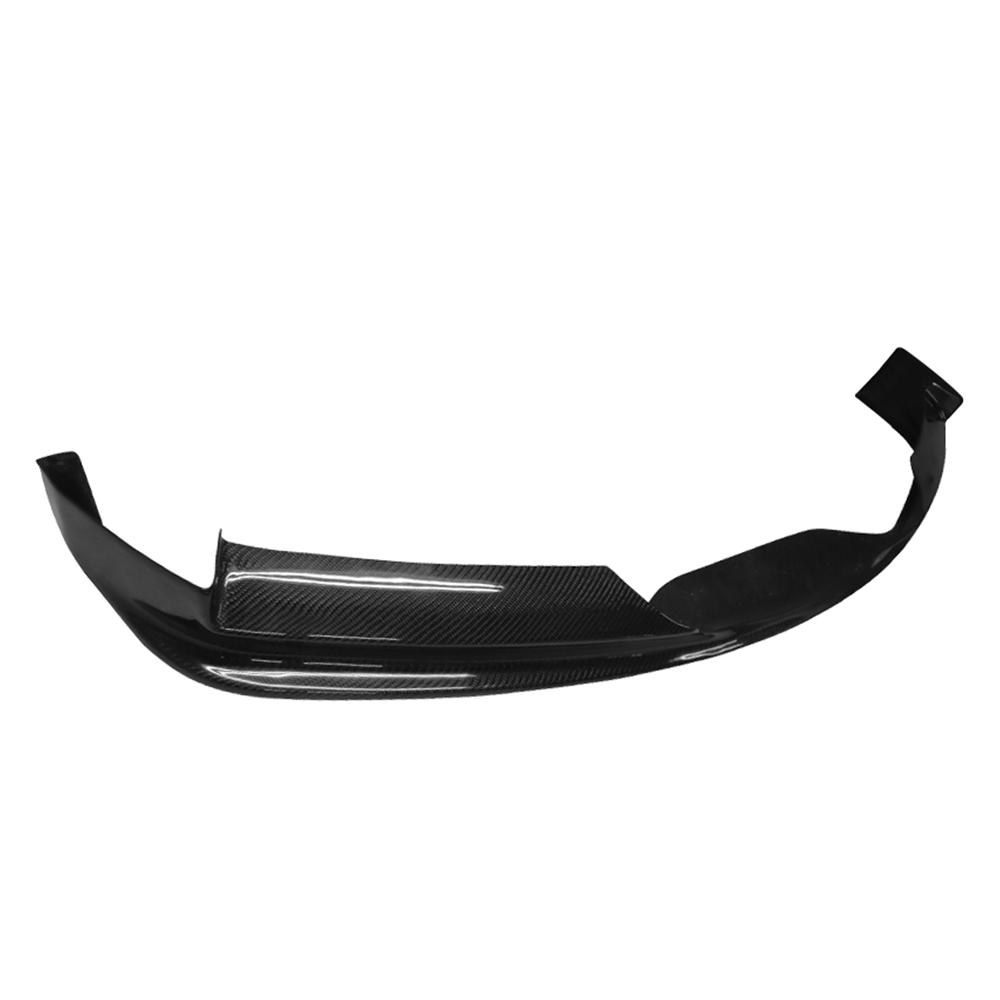 IKON MOTORSPORTS, Matte Carbon Fiber Front Bumper Lip Compatible With 2005-2008 BMW E90, M-Tech M-Sport 3D Style Front Lip Spoiler, 2006 2007