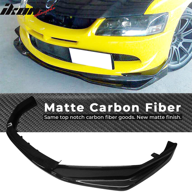 Front Lip for Mitsubishi Evolution EVO 2003-2005 VR Style Carbon Fiber
