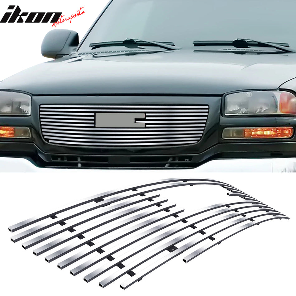 2007-2013 GMC Sierra 2500 HD/3500 HD Front Upper Billet Grille Insert