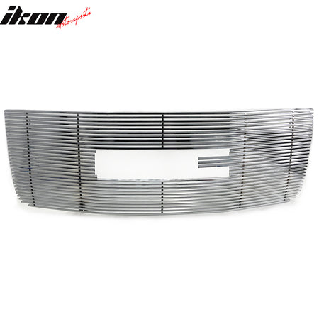 Fits 2007-2013 GMC Sierra 2500/3500 HD Front Upper Billet Grille Insert Chrome