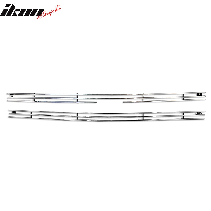 1994-1997 Chevrolet S10 Horizontal Cutout Style Silver Front Grile