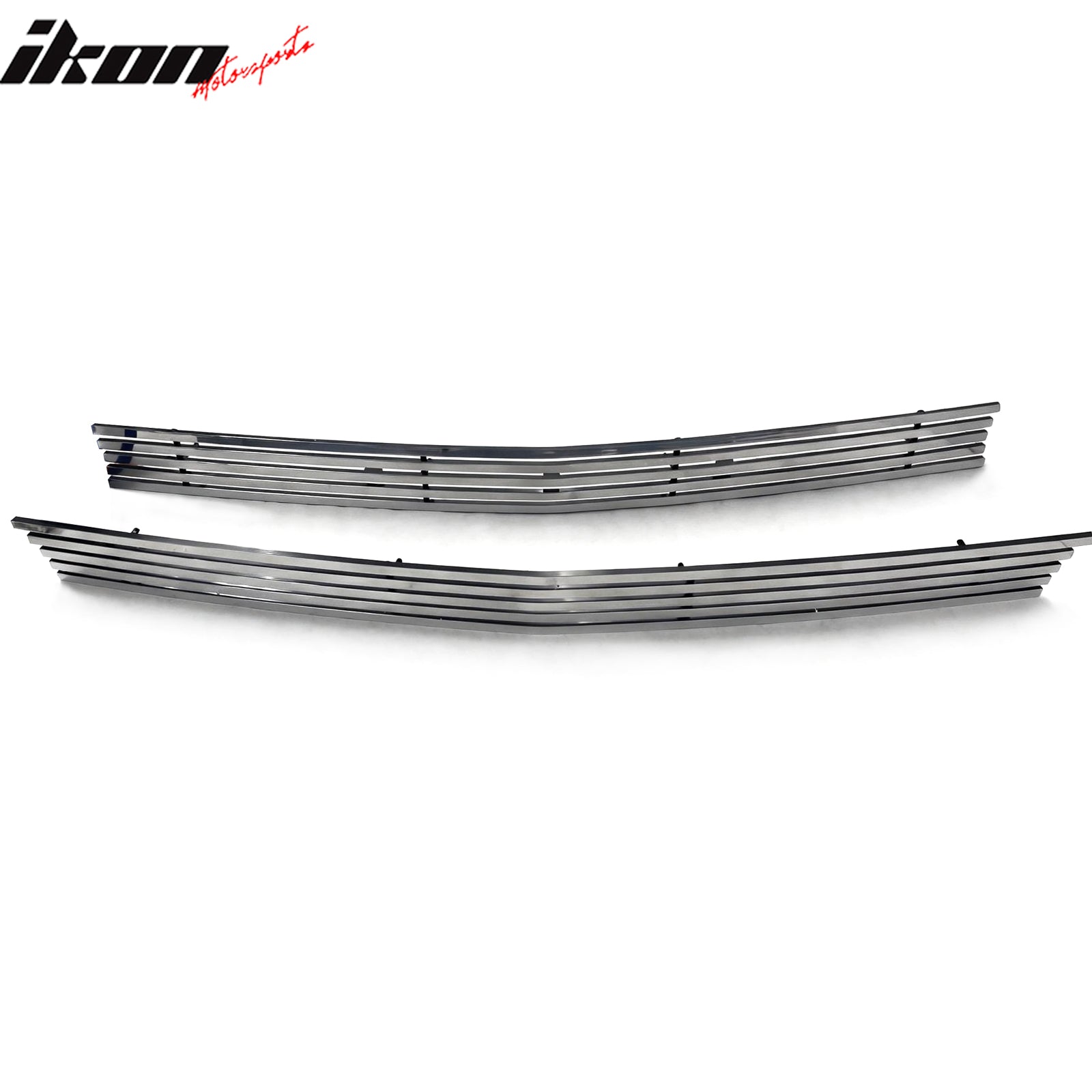 Fits 99-02 Chevy Silverado 1500 Billet Style Front Upper Grille Insert Chrome