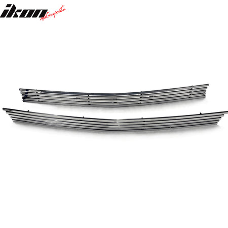Fits 99-02 Chevy Silverado 1500 Billet Style Front Upper Grille Insert Chrome