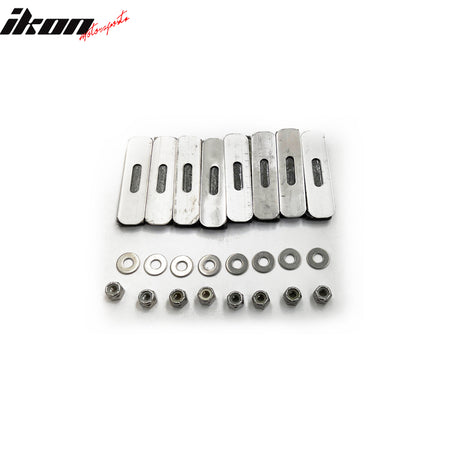 Fits 99-02 Chevy Silverado 1500 Billet Style Front Upper Grille Insert Chrome