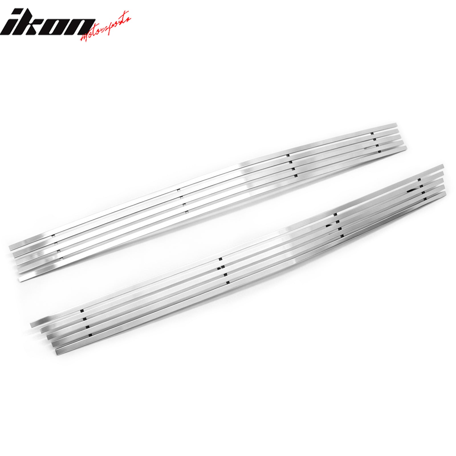 Fits 99-02 Chevy Silverado 1500 Billet Style Front Upper Grille Insert Chrome