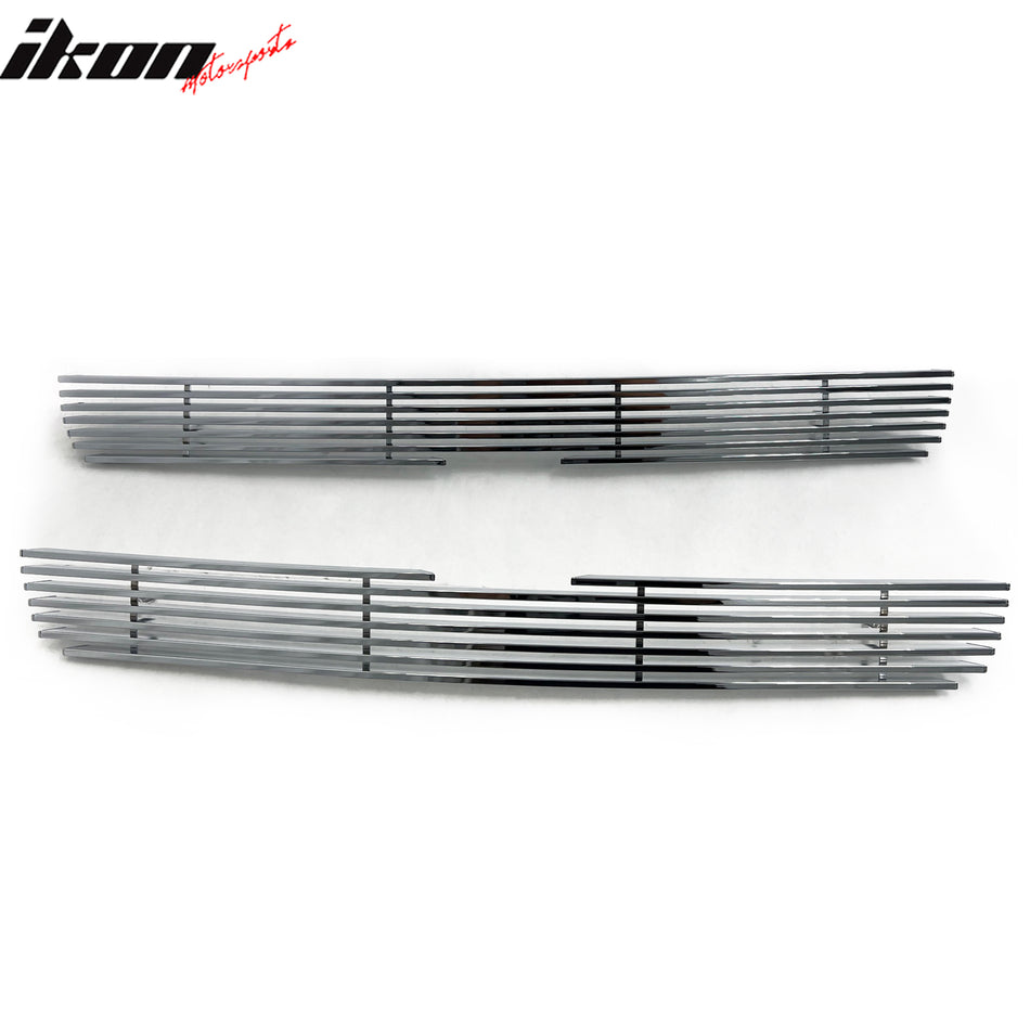 2006-2008 Chevy Trailblazer Chrome Front Upper Billet Grille Insert