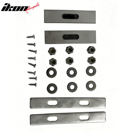 Fits 2007-2014 Ford Expedition Chrome Billet Style Front Upper Lower Grilles