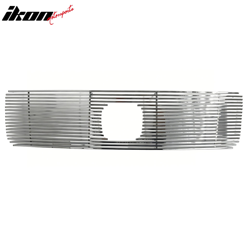 2003-2005 Honda Pilot Billet Style Chrome Front Bumper Upper Grille