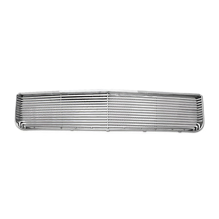 Chrome car grille on a white background