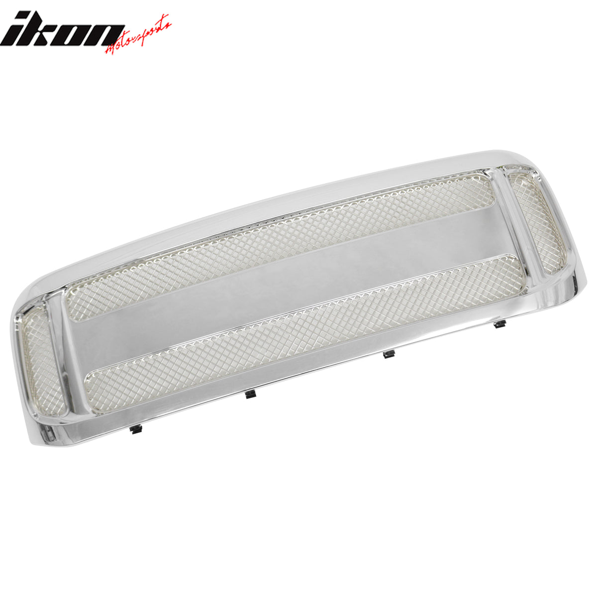 Fits 1999-2004 Ford Super Duty Front Bumper Hood Upper Grille Grill Trim Chrome