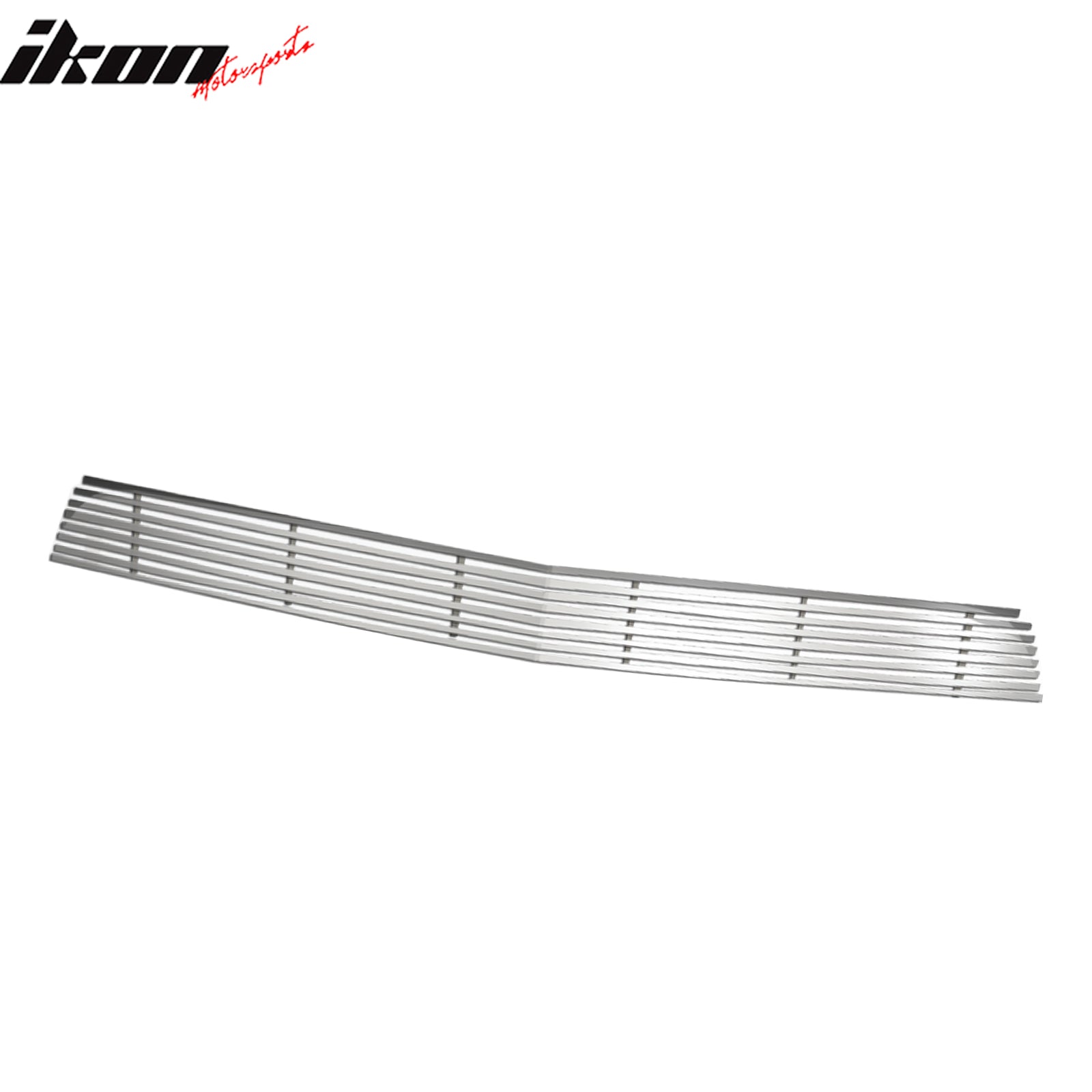 IKON MOTORSPORTS Front Lower Billet Grille Insert, Compatible with 2010-2013 Chevy Camaro (Will Not Fit SS), Chrome Stainless Steel Replacement Front Bumper Grill