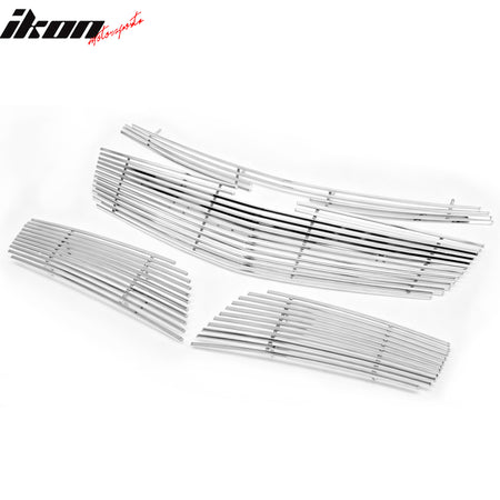 Fits 2011-2014 Chevy Cruze Chrome Billet Style Front Grille Stainless Steel
