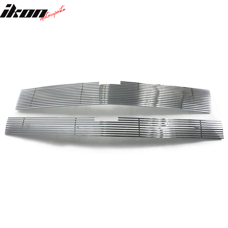 2014-2015 Chevy Silverado 1500 Chrome Front Upper Billet Grille Insert
