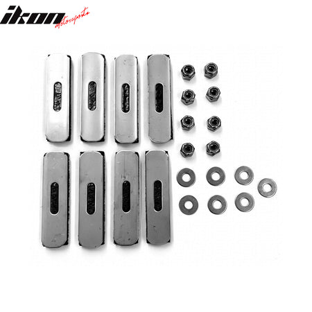 Fits 07-10 Chevy Silverado 2500/3500HD Upper Grille Insert Stainless Steel 2PCS