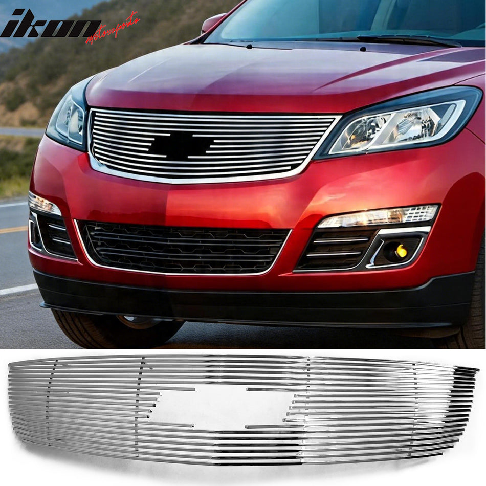 2014-2017 Chevrolet Traverse Chrome Front Upper Billet Grille Insert