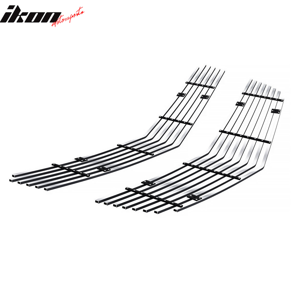 Fits 09-12 Chevy Traverse Billet Style Front Bumper Upper Grille Insert Chrome