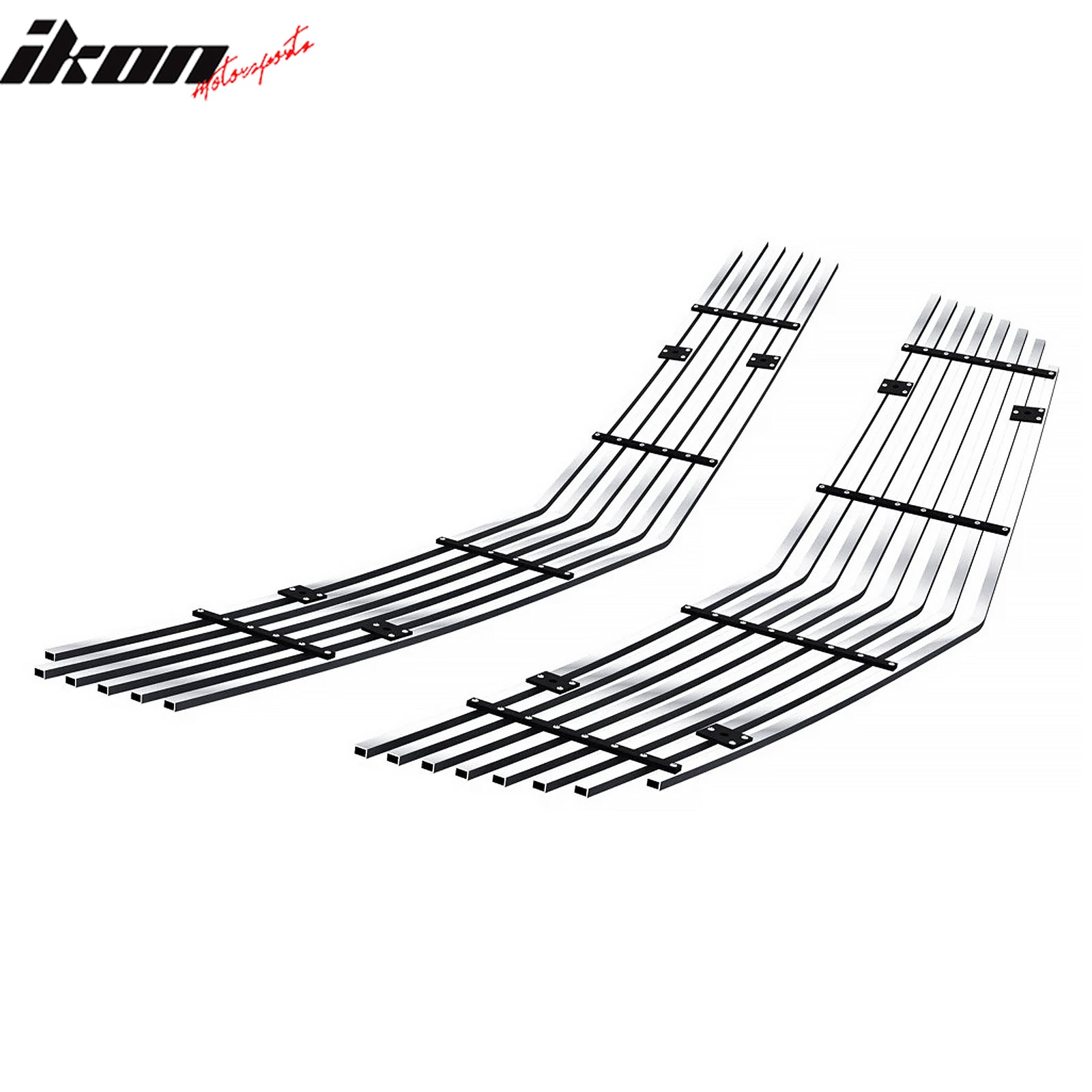 Fits 09-12 Chevy Traverse Billet Style Front Bumper Upper Grille Insert Chrome