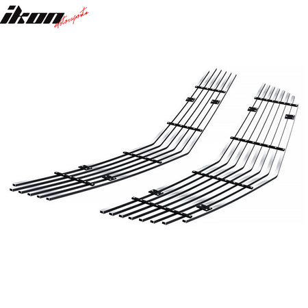 Fits 09-12 Chevy Traverse Billet Style Front Bumper Upper Grille Insert Chrome