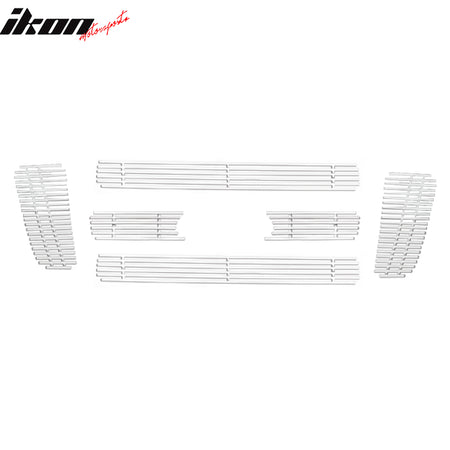 Clearance! Fits 04-08 Ford F-150 6PC Upper Grille Inserts Chrome Stainless Steel