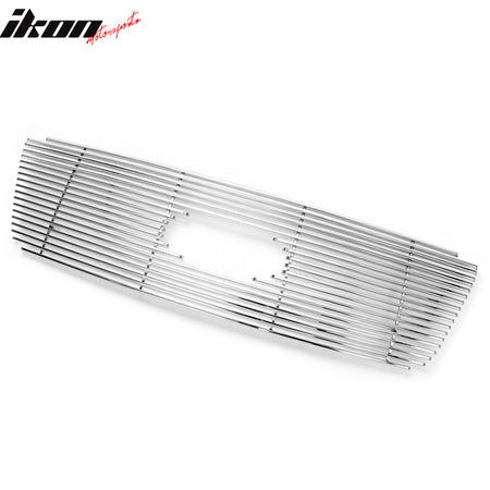 Fits 04-08 Ford F-150 Front Bumper Insert Grille Grill Stainless Steel Chrome