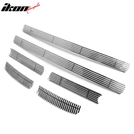For 05-07 Ford F-250 F-350 Super Duty Billet Front Grille Chrome Stainless Steel