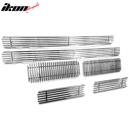 For 08-10 Ford F-250 F-350 Super Duty Billet Upper Grille Insert Stainless Steel