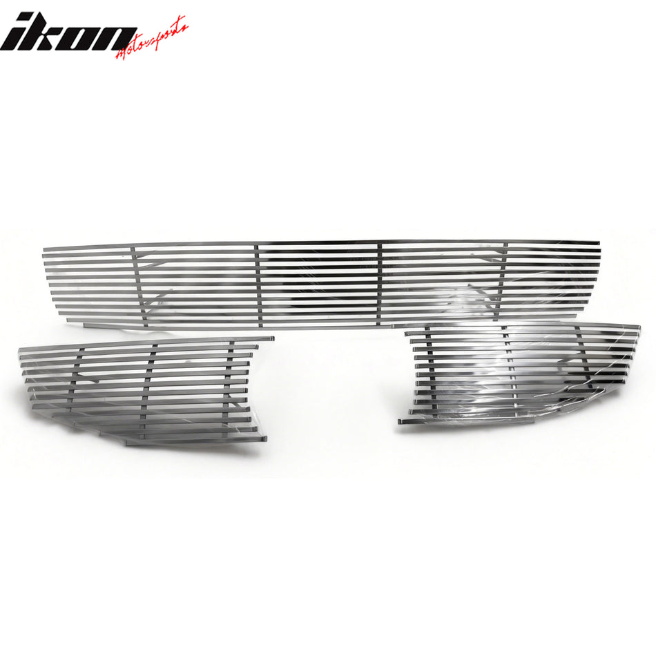 2008-2010 Honda Accord 2-Door Coupe Billet Style Chrome Front Grille Stainless Steel