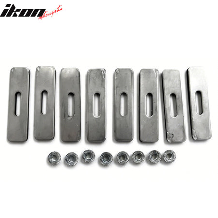 Fits 08-10 Honda Accord 4DR Chrome Billet Style Front Grille Stainless Steel