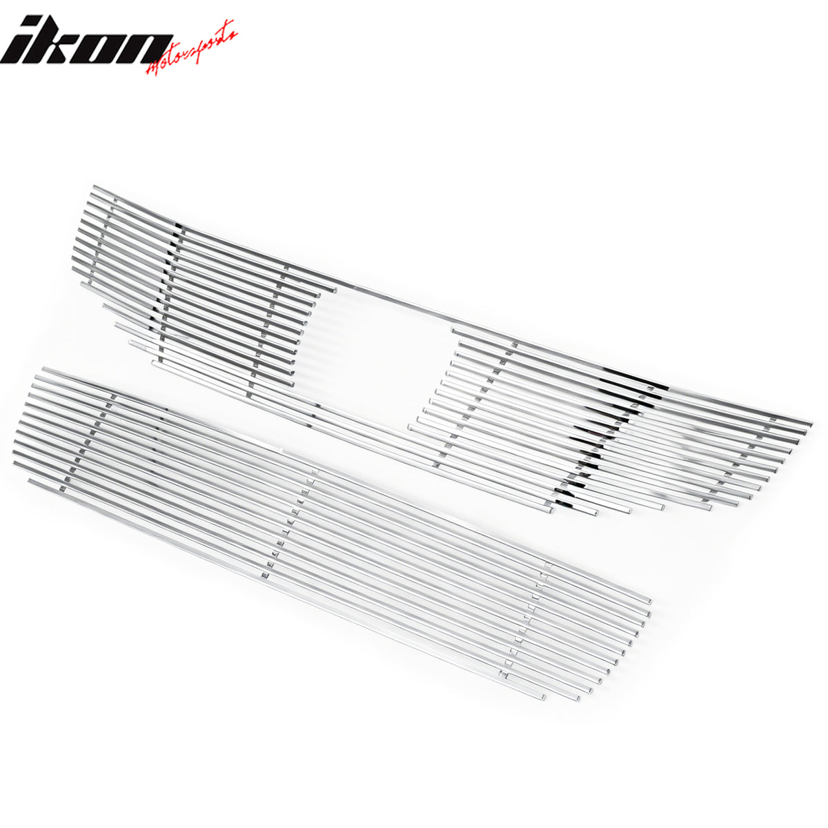 Fits 2011-2012 Honda Accord Sedan Billet Style Front Upper + Lower Grille Insert