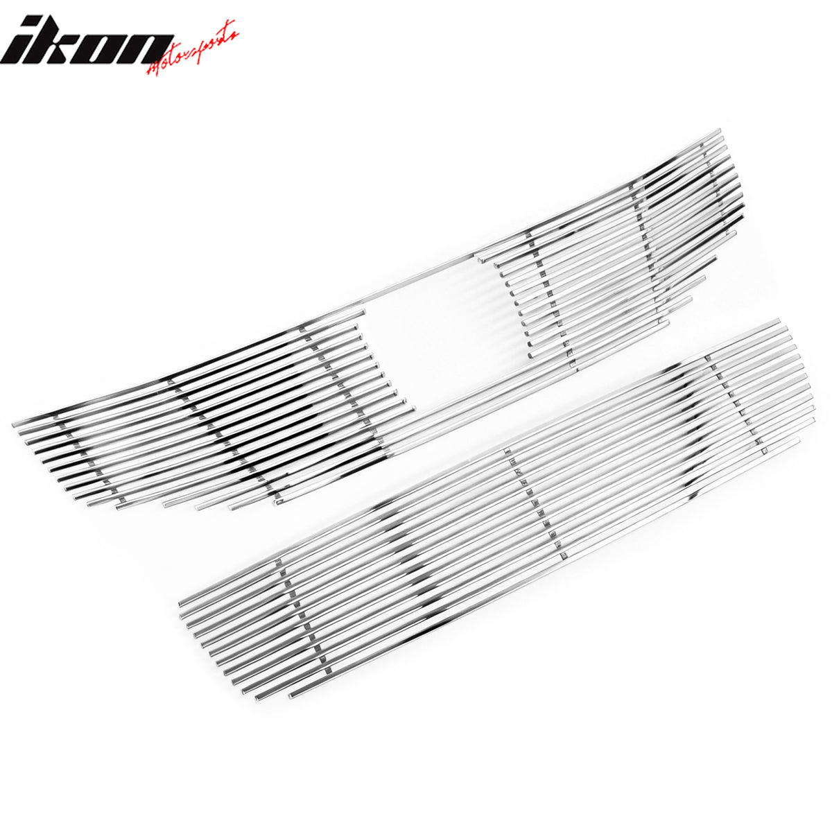 Fits 2011-2012 Honda Accord Sedan Billet Style Front Upper + Lower Grille Insert