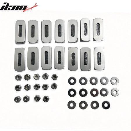 For 06-11 Jeep Commander Billet Style Stainless Steel Upper Grille Insert Chrome