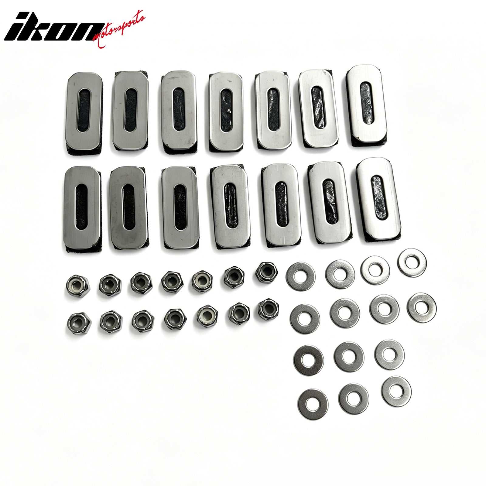 Fits 07-10 Jeep Compass Billet Style Chrome Upper Grille Inserts Stainless Steel