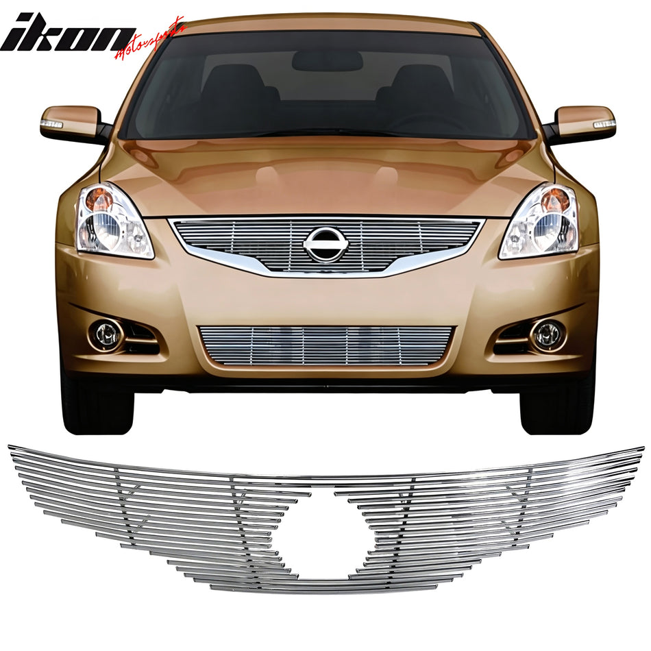2010-2012 Nissan Altima Sedan Billet Style Front Upper Grille Insert