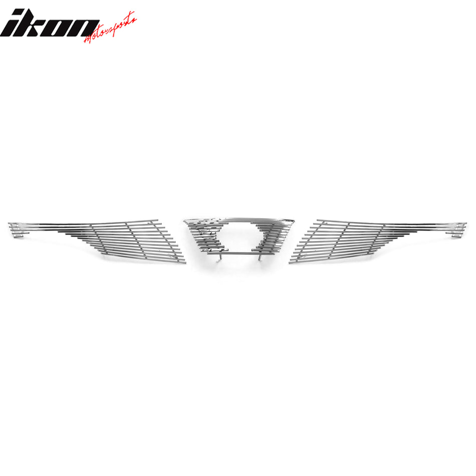 2011-2014 Nissan Juke Chrome Front Bumper Upper Billet Grille Insert