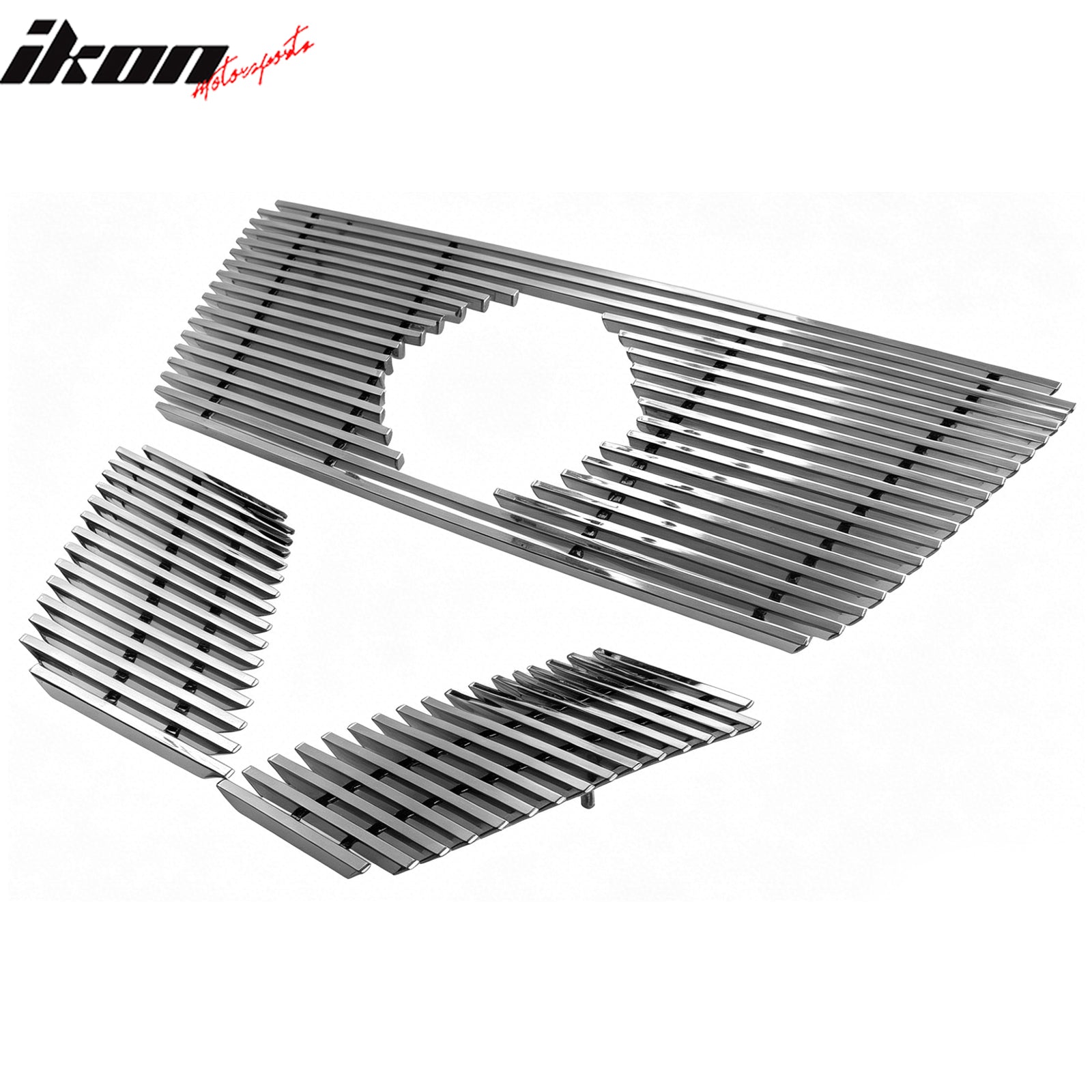 Fits 08-12 Nissan Pathfinder Billet Style Front Hood Upper Grille Insert Chrome