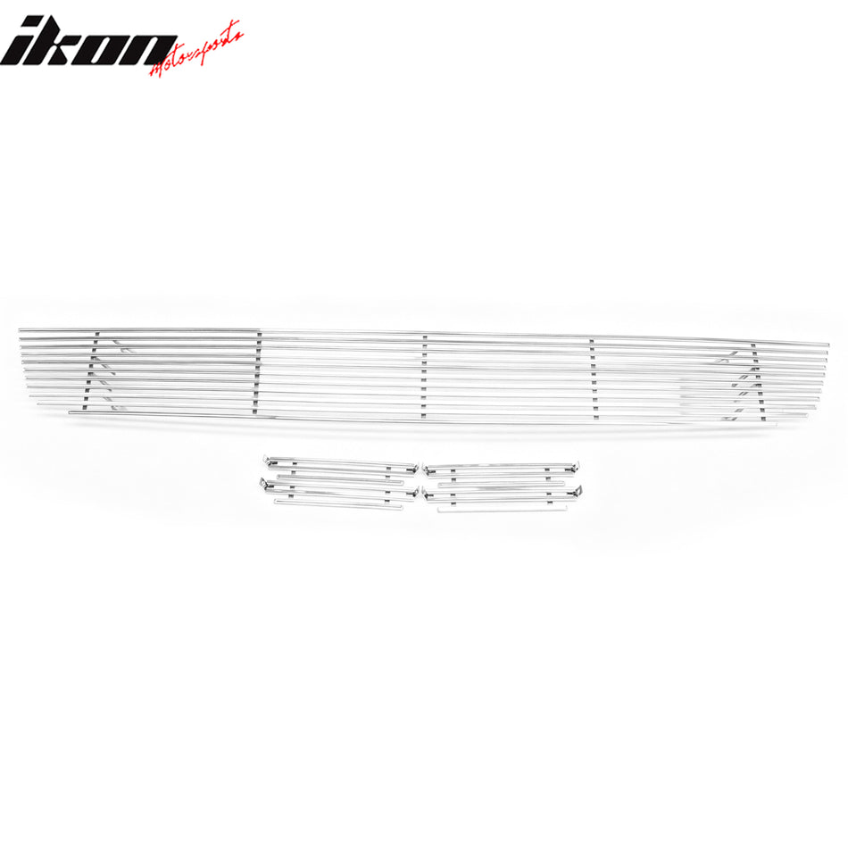 2008-2010 Nissan Rogue Billet Style Chrome Front Lower Grille Stainless Steel
