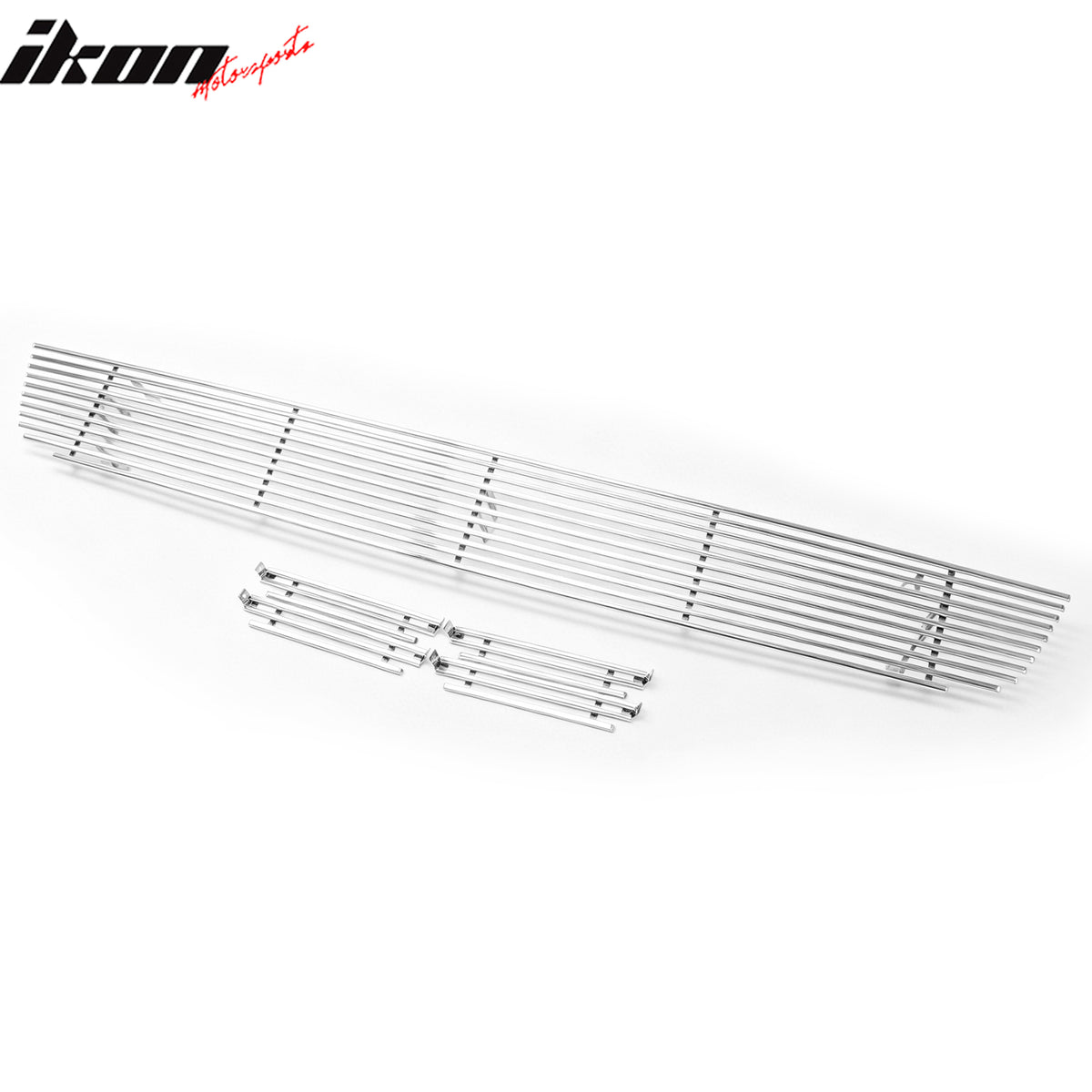 Fits 08-10 Nissan Rogue Chrome Billet Style Front Lower Grille Stainless Steel